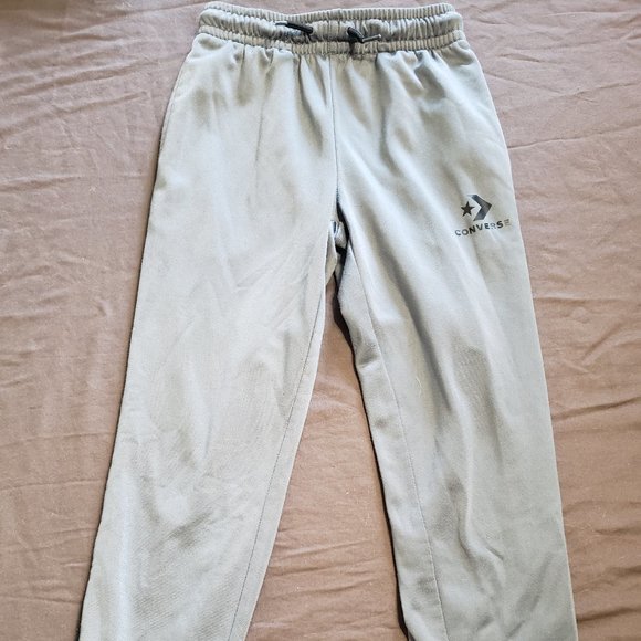 Converse Joggers Sweatpants Elastic Waistband Size 6 Kids 100% Polyester - Picture 1 of 4